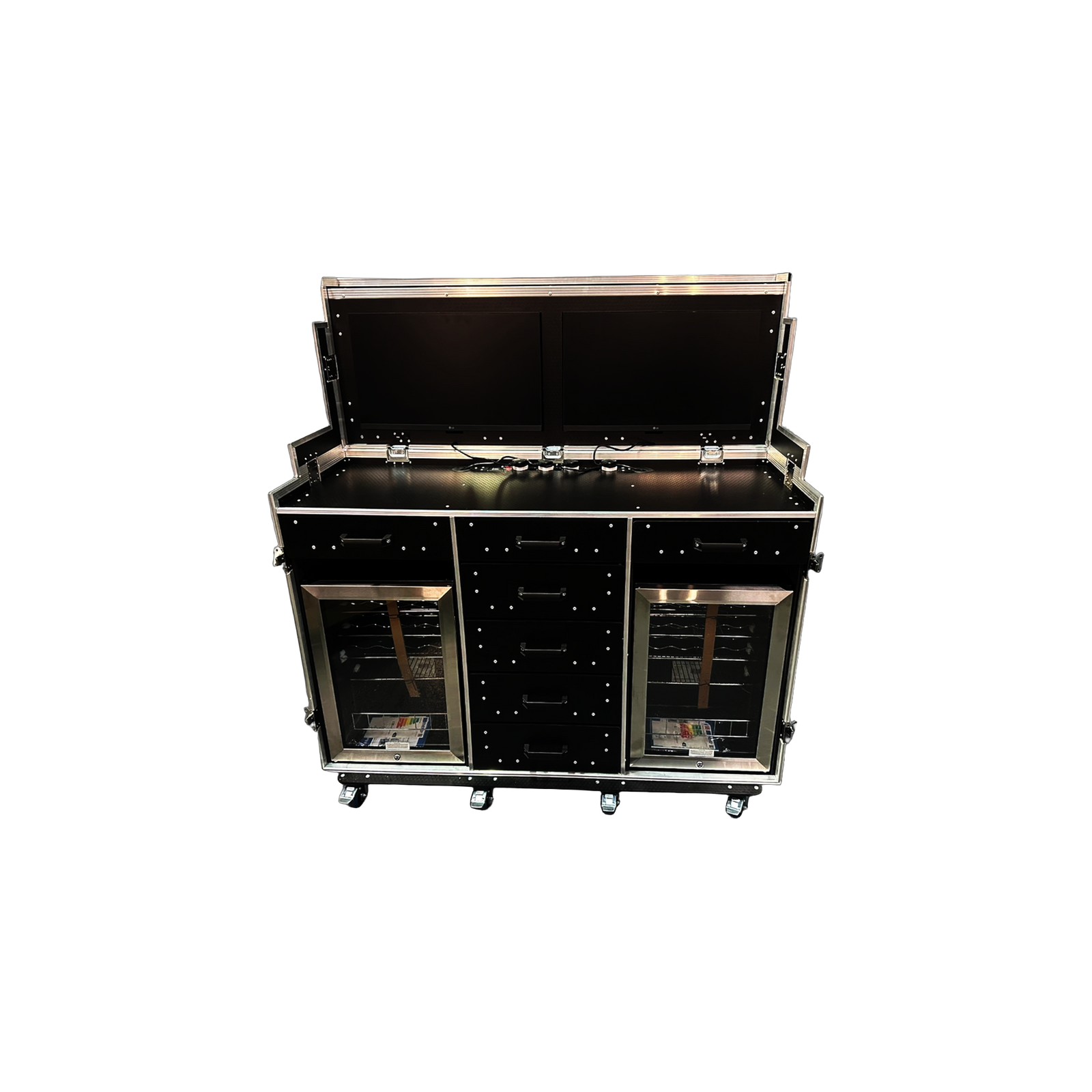 2 x 27" Smart TV Data / Hospitality Case - VME-Data33