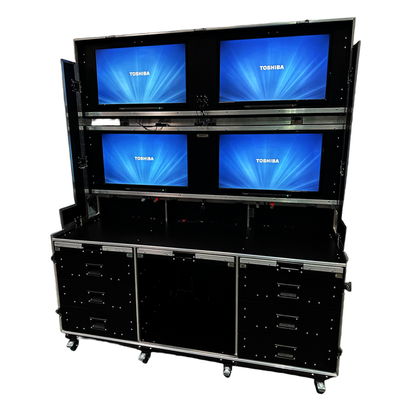 4 x 32" Data Station Flight Case - VME-Data22