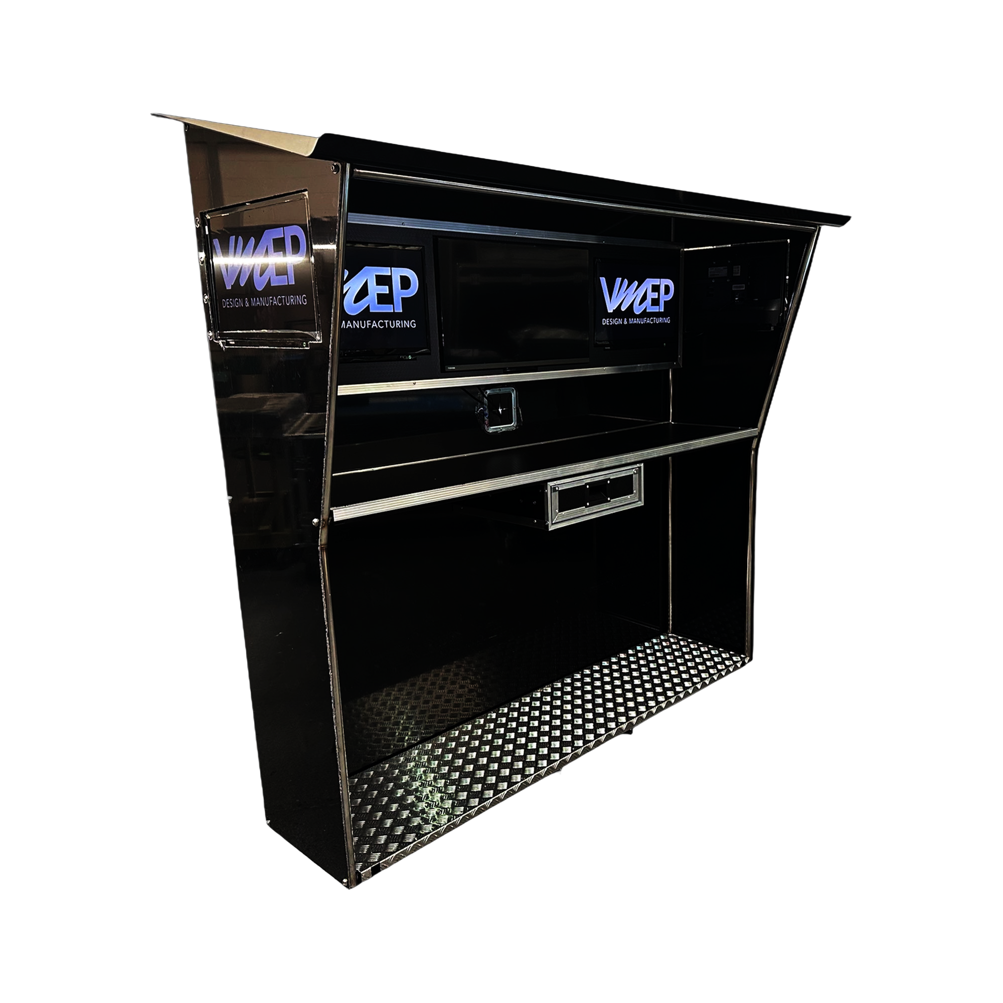 5 X Smart TV Pit Perch Unit With Flight Case