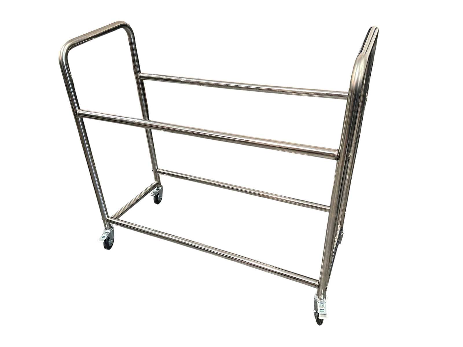 Polished Stainless Steel Tyre Rack