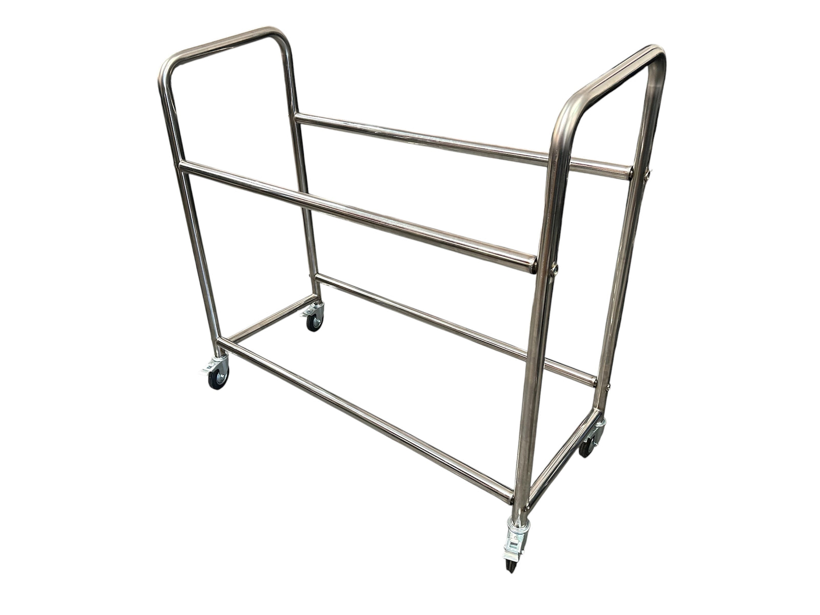 Polished Stainless Steel Tyre Rack