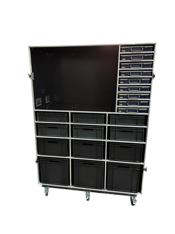 Large Euro & Raaco Box Container Flight Case - VME-EC48