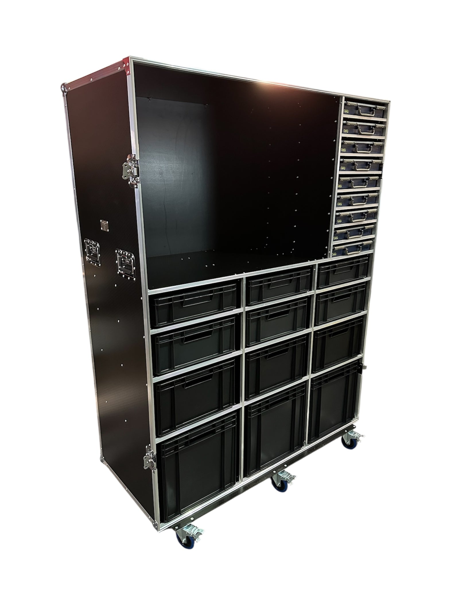 Large Euro & Raaco Box Container Flight Case - VME-EC48