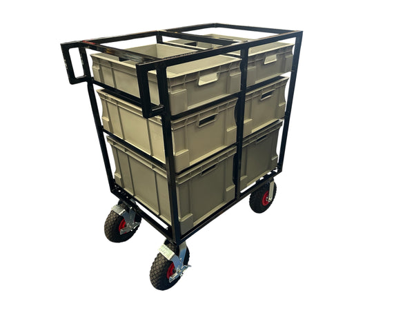 Film Cart VME-FC8, loaded with euro containers
