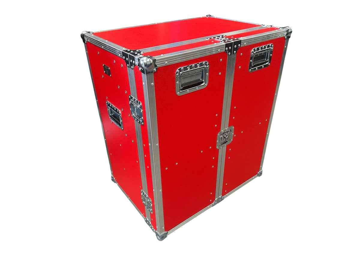 Tool box flight case VME-TB21 in red, closed