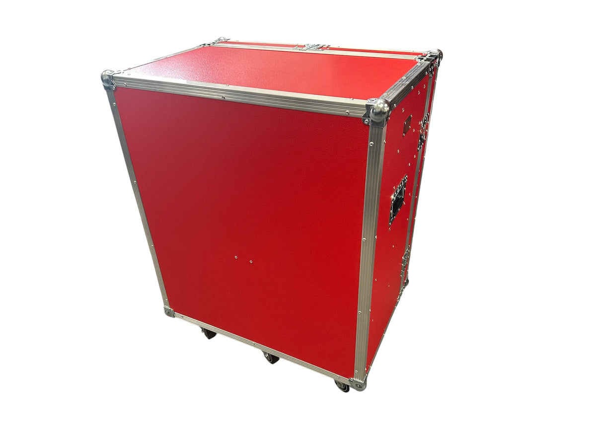 Tool box flight case VME-TB21 in red, rear