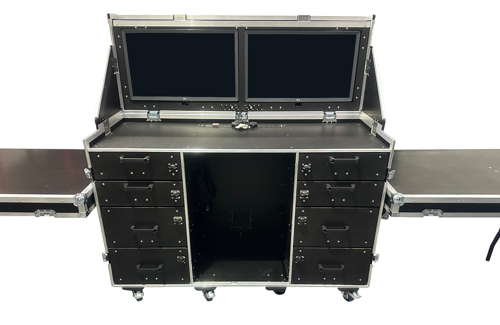 VMEP Data Station Flight Case With 2 X 28" Smart TV's - VME-Data13 view 3