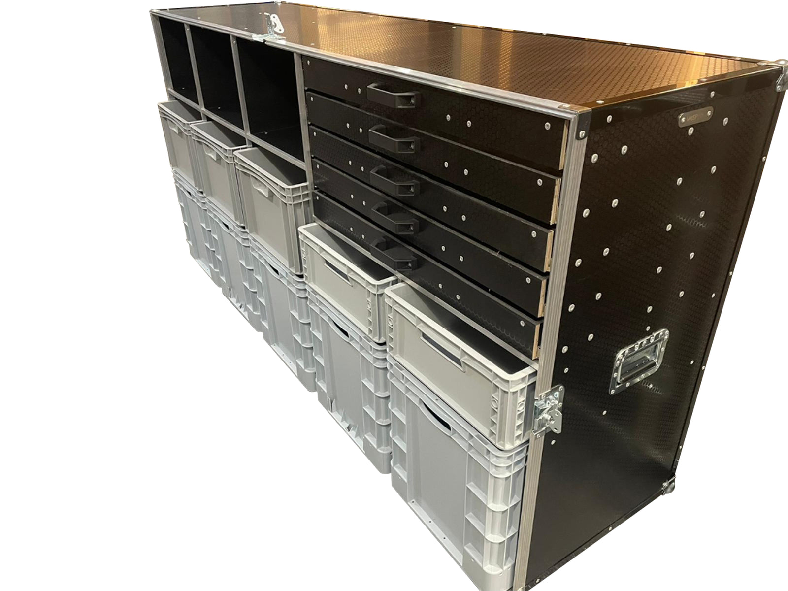 VMEP XL Euro Container Case With 5 Draws on Runners - VME-EC4