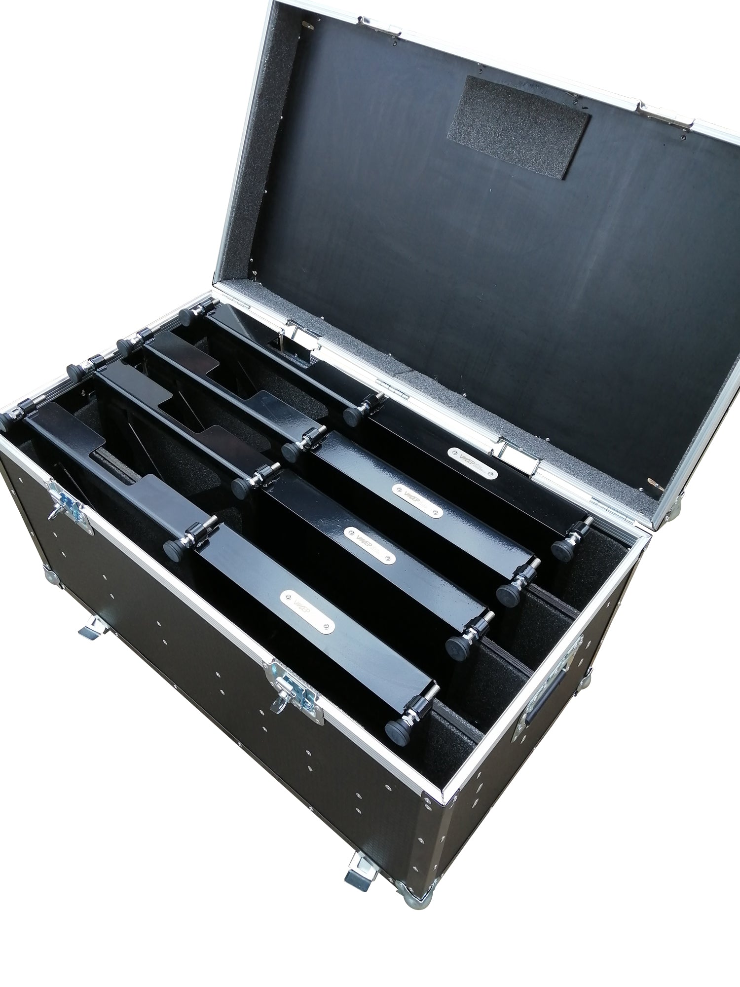 Corner Weight Scale Pad Levellers With Roll Off & Flight Case, With Scale Case view 2