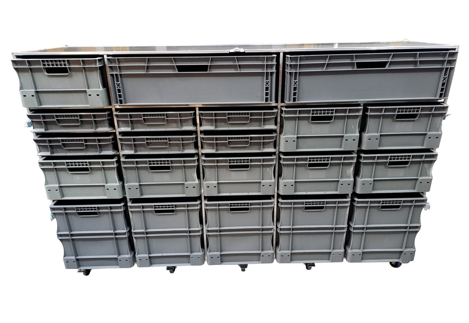 Euro Container Flight Case 21 Boxes - VME-EC2