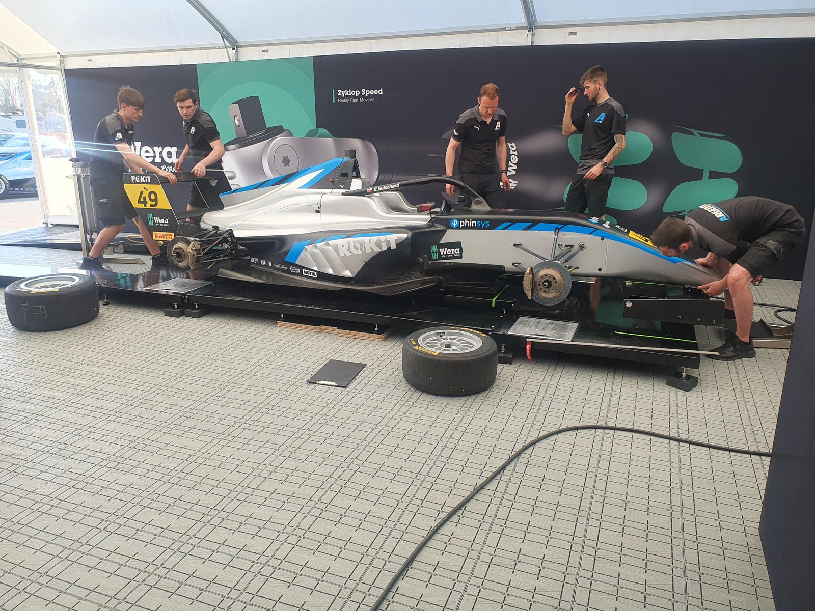 Aluminium Formula Car Set Up Floor view 5