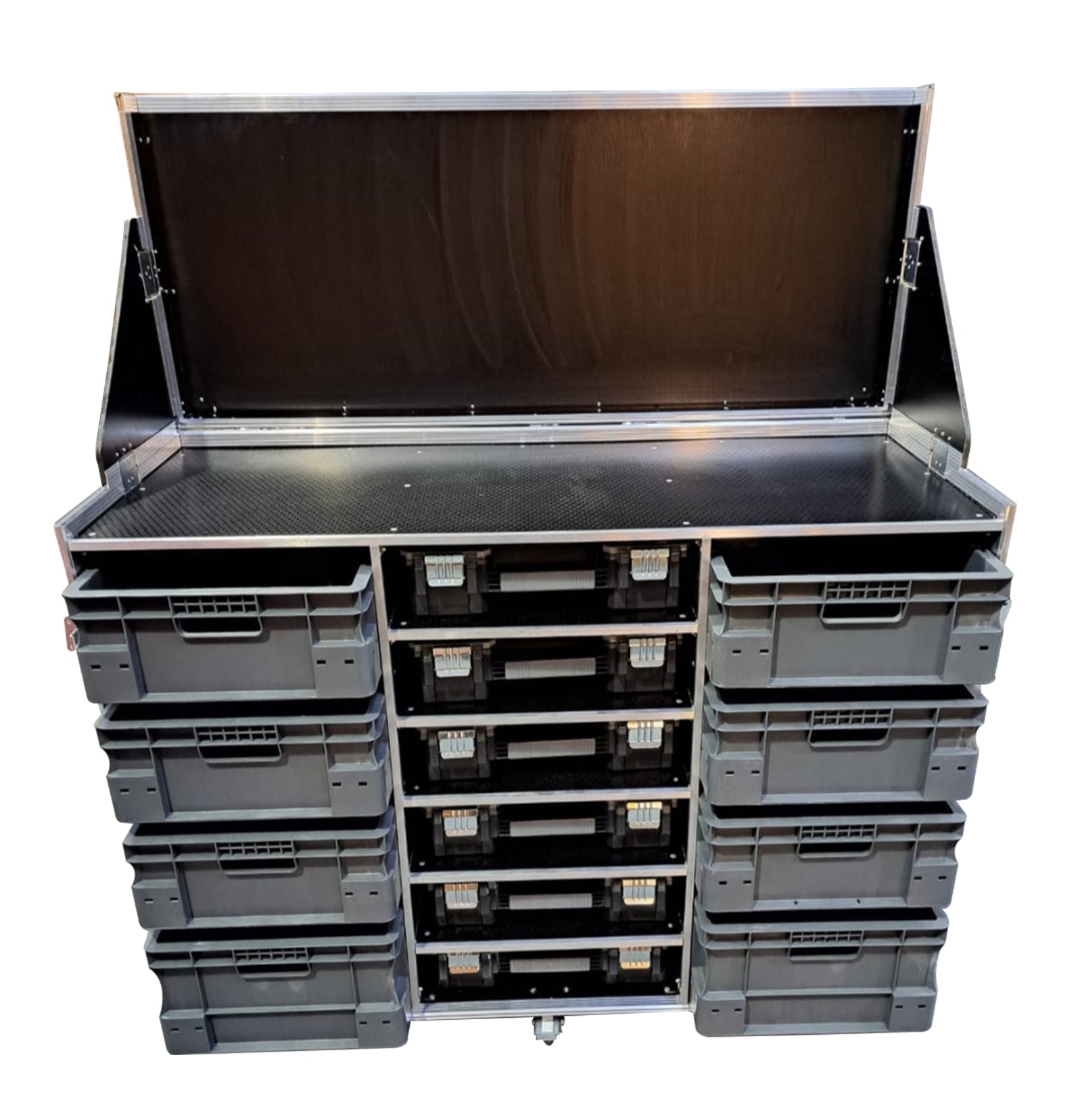 Stanley Fat Max & Euro Container Flight Case With Stand Alone Table - VME-SFM1 view 2