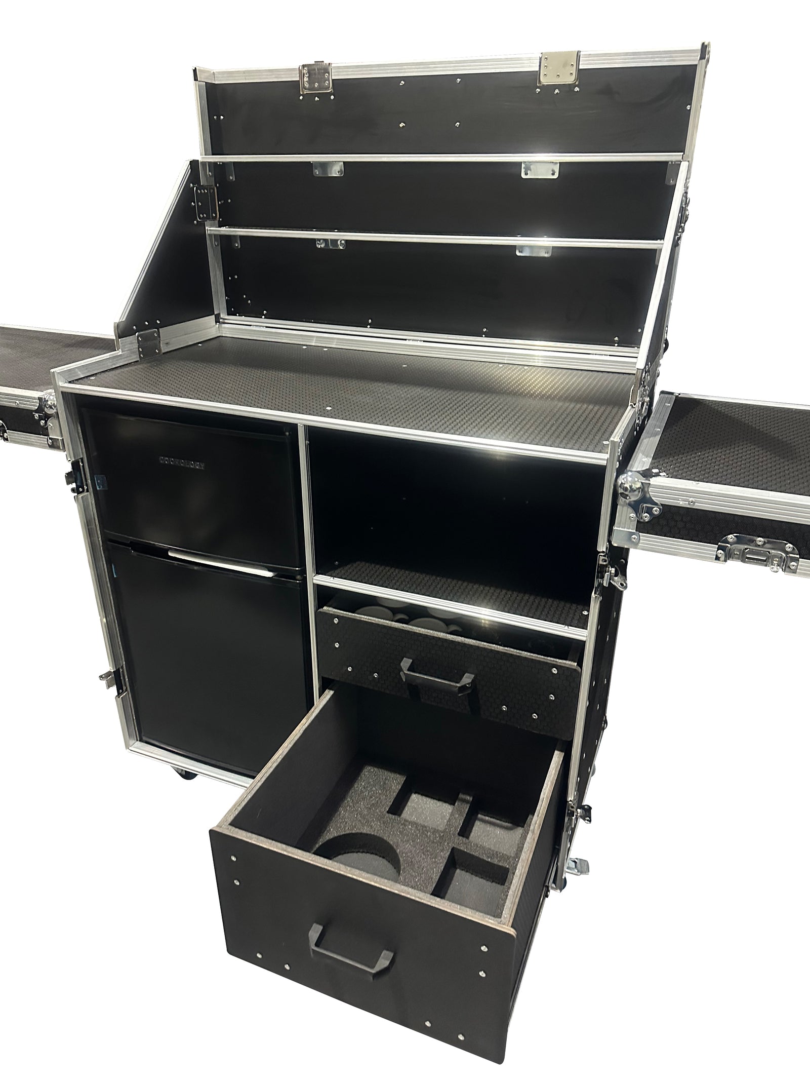 Hospitality Flight Case With Fridge/Freezer, Cups & Coffee Machine. VME-HC25 view 2