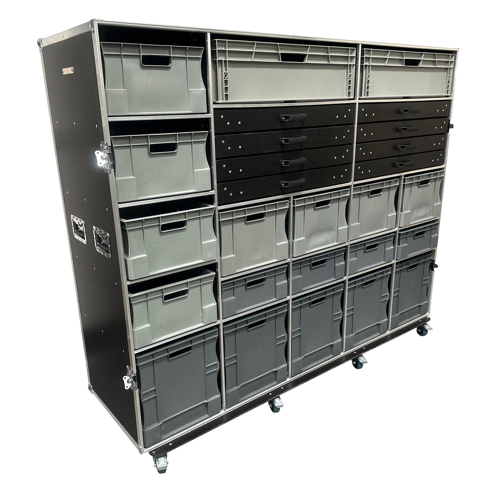 Euro Container Flight Case With Draws - VME-EC37