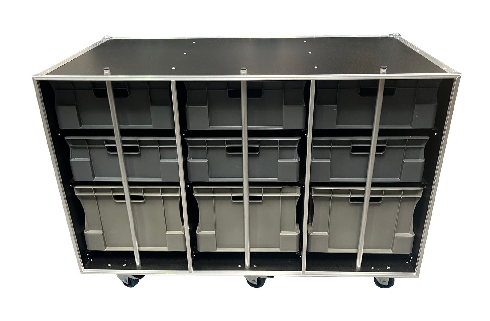 Open Front Roll Cabinet - 9 Boxes - VME-EC9