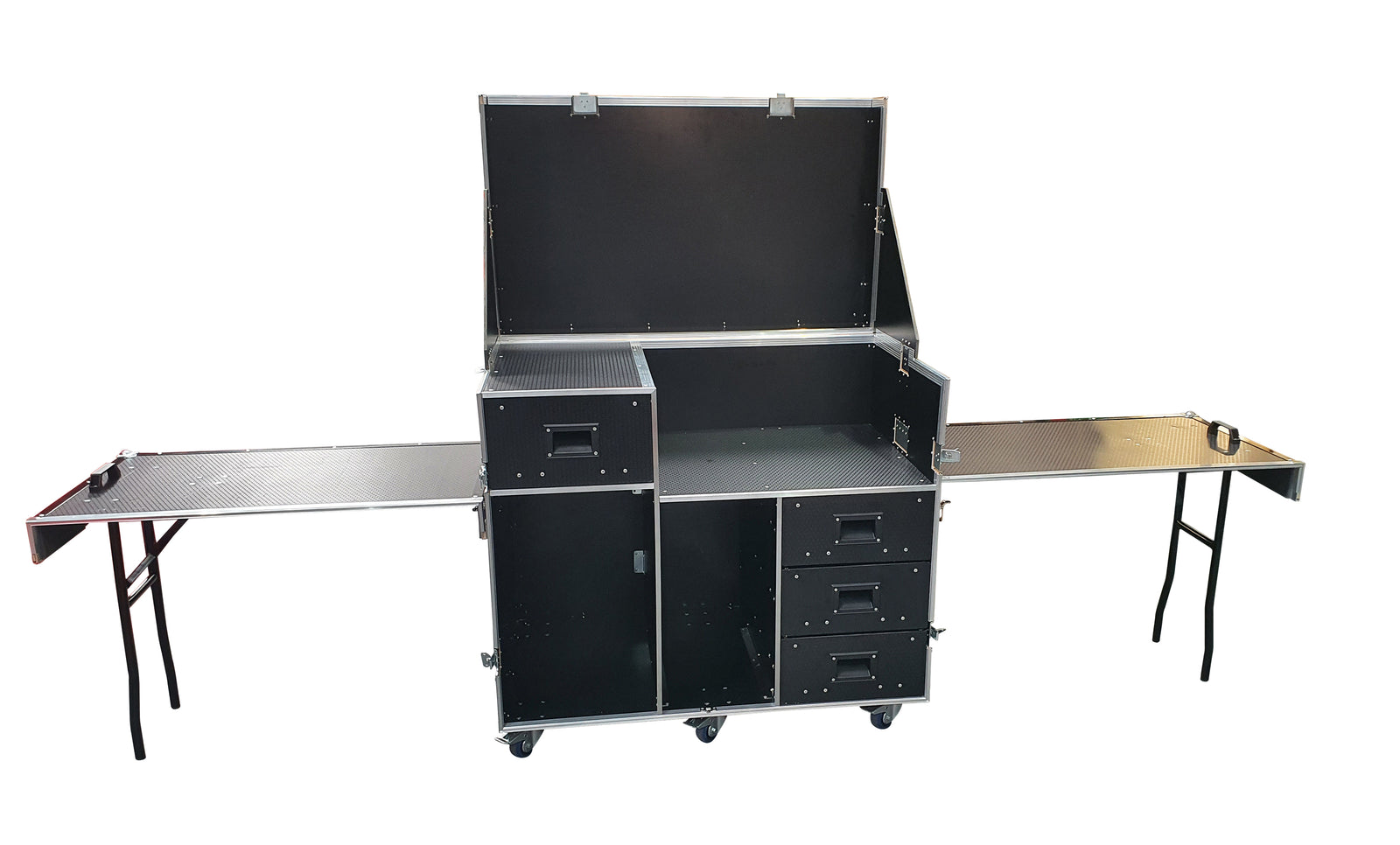 Camping Gas Cooker Hospitality Flight Case With Side Tables - VME-HC7 view 2