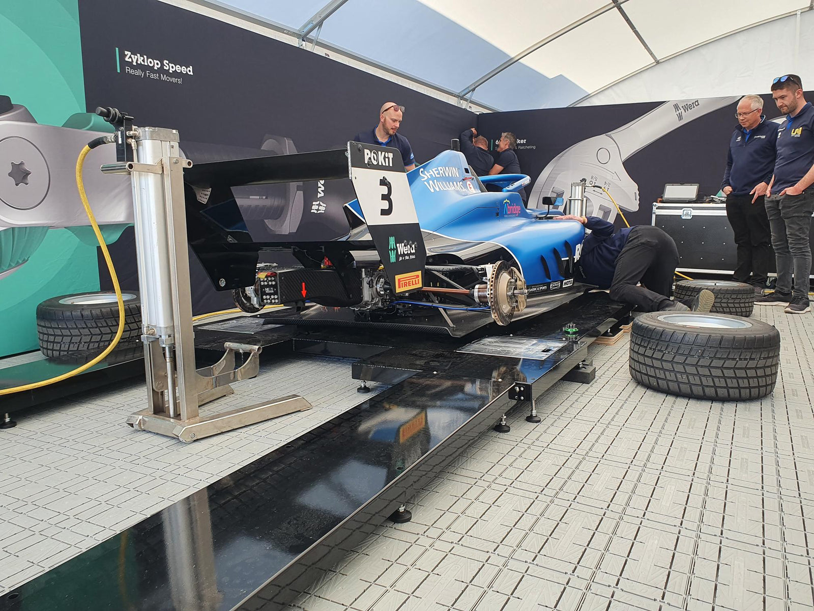 Aluminium Formula Car Set Up Floor view 4
