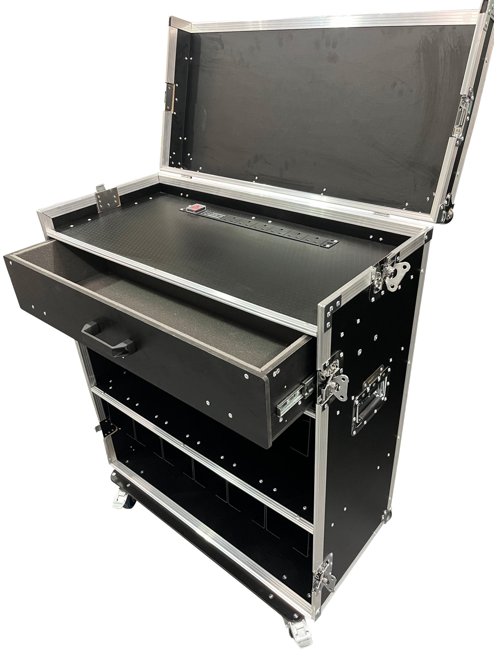 Power Tool Storage Flight Case With 12 Hangers - VME-TB10 view 2
