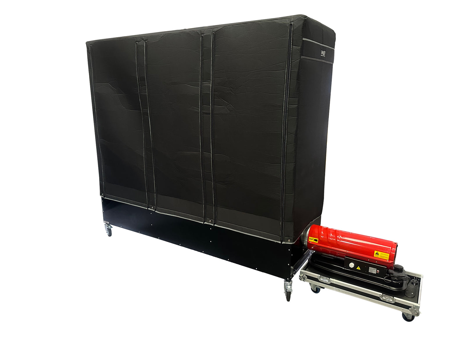 VMEP 3 Bay Tyre Oven With Heater & Flight Case view 2