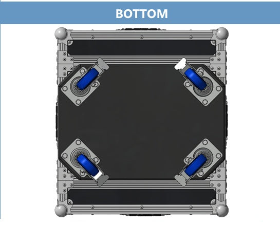 24U 19" Racking Flight Case - VME-R24 view 4