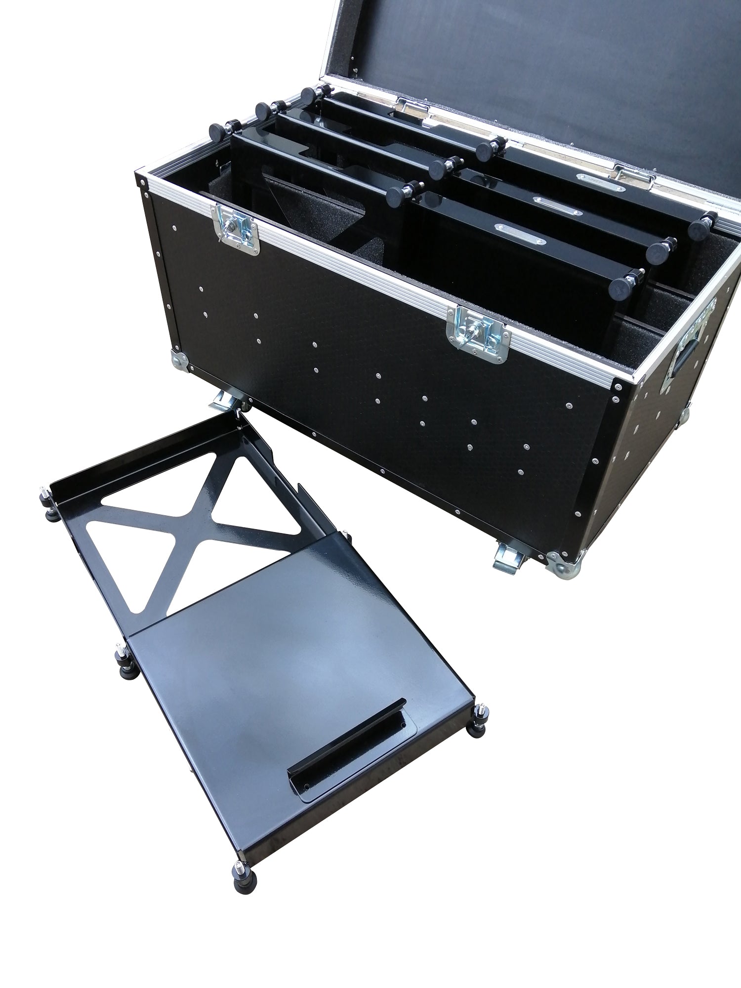 Intercomp Corner Weight Scale Pad Levellers With Roll Off & Flight Case VME-SU12