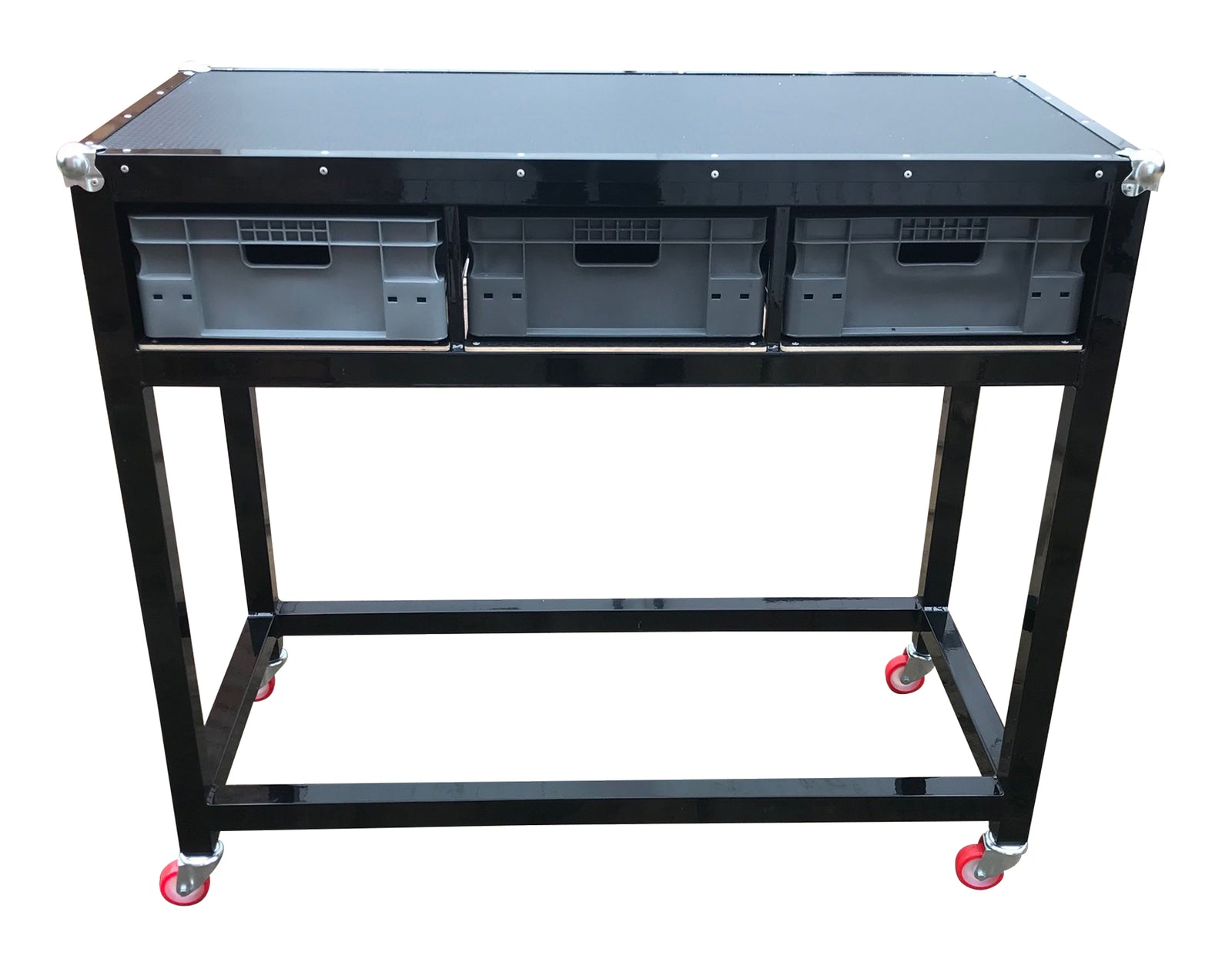 Aluminium Tyre Rack With Removable Boxes