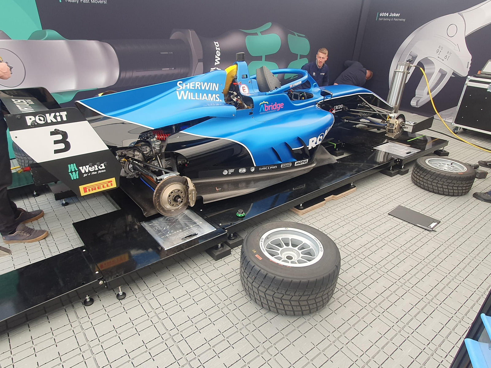 Aluminium Formula Car Set Up Floor view 3