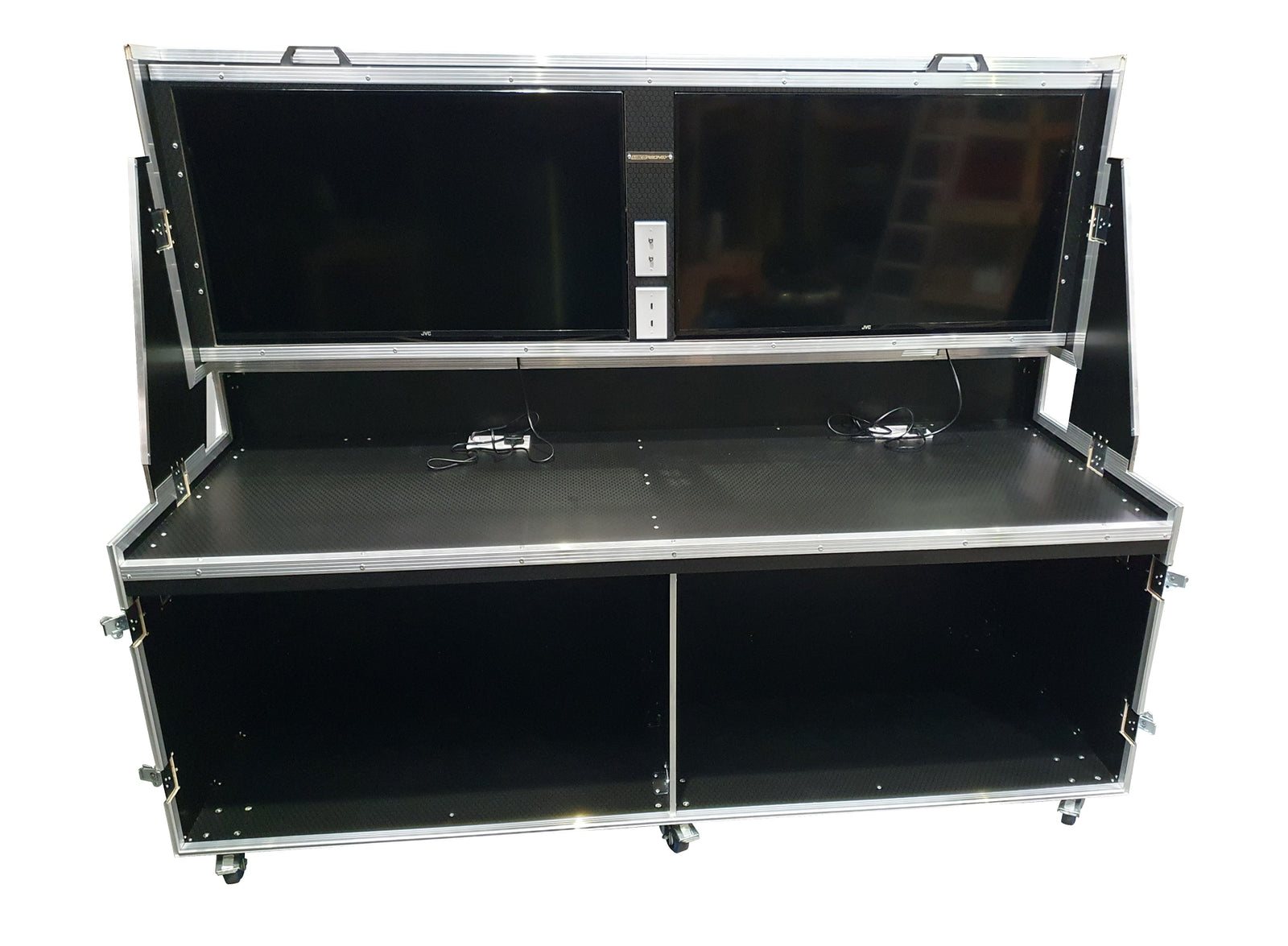 Data Station Flight Case With 40" Smart Screens - VME-Data3 view 4