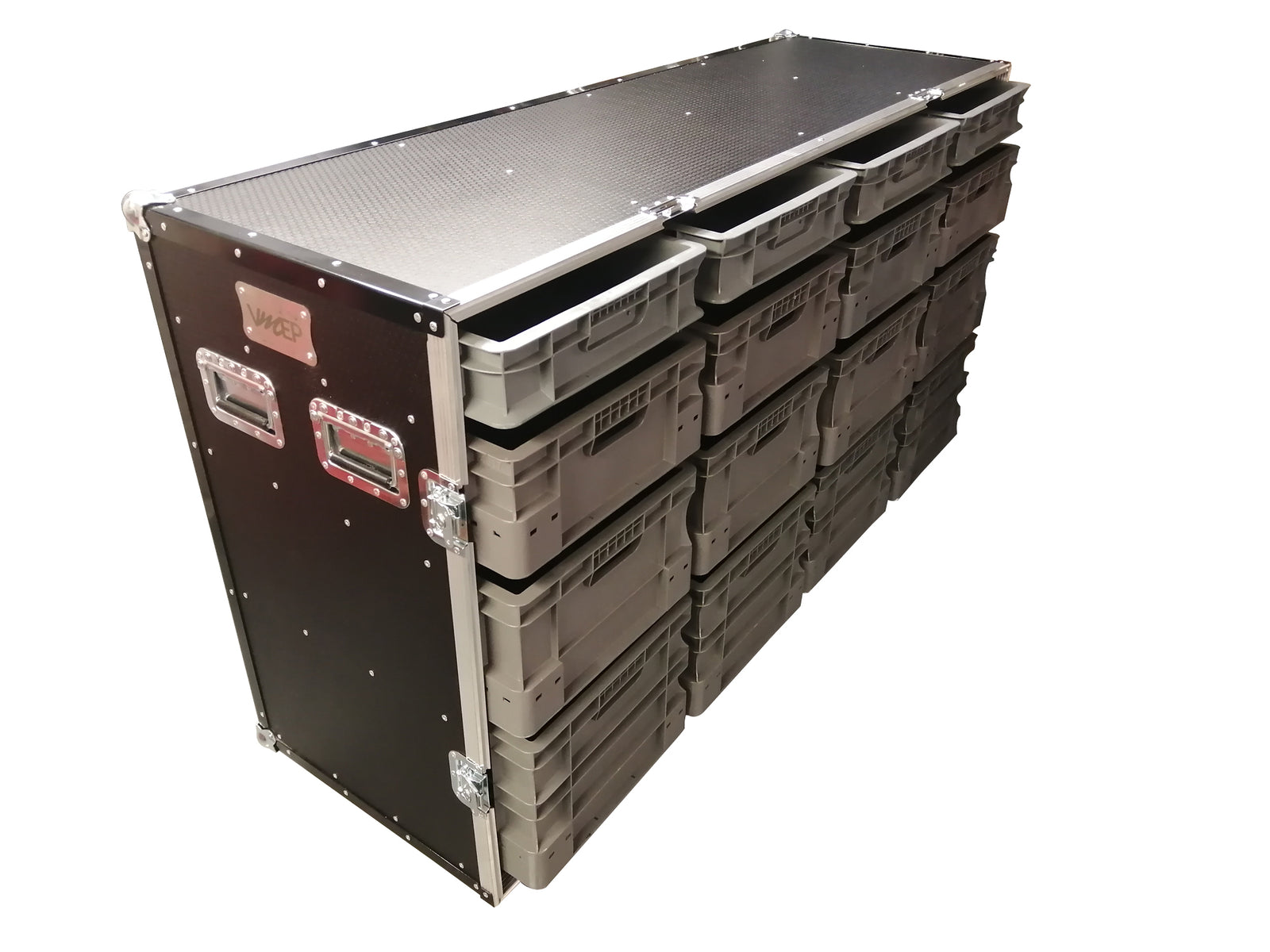 Roll Cabinet With Storage Boxes (single piece front covers) - XL X 2 view 2