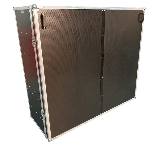 12 X Euro Container Case With 4 Shelves & Removable Front Cover - VME-EC27 view 2