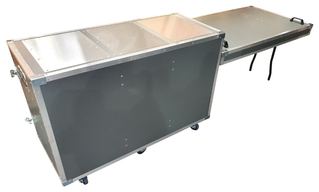 Grey 9 Draw Roll Cabinet VME-EC23 view 2