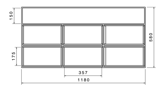 ADJ 32 HEX Panel IP Transport Flight Case - VME-LT2 view 4