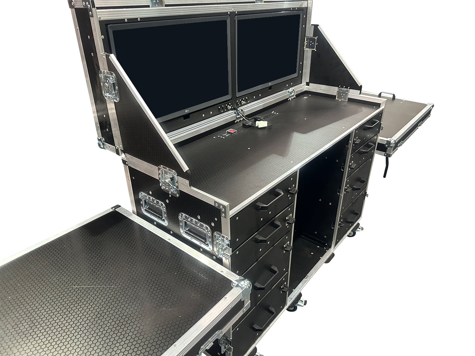 VMEP Data Station Flight Case With 2 X 28" Smart TV's - VME-Data13 view 4