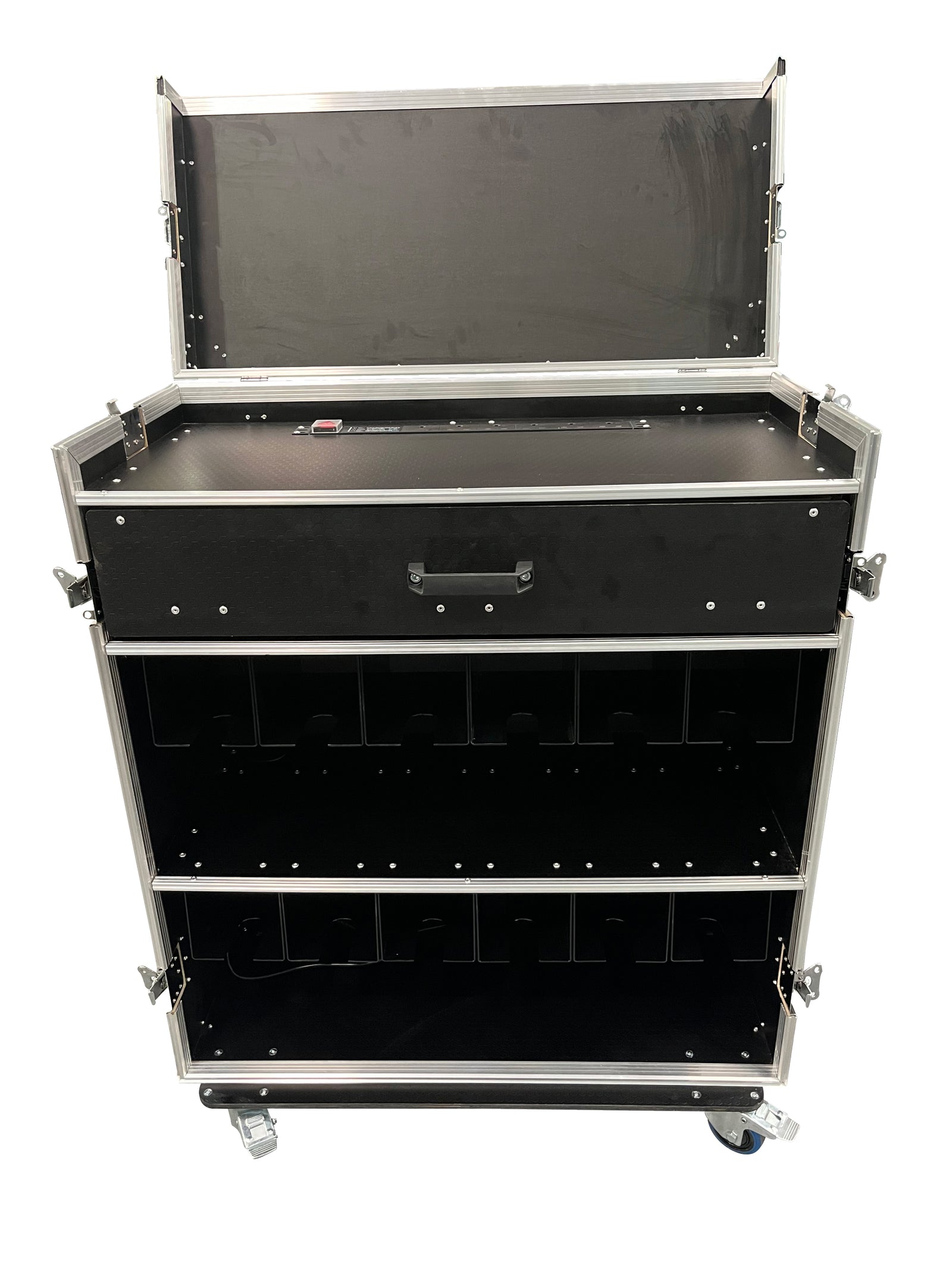 Power Tool Storage Flight Case With 12 Hangers - VME-TB10