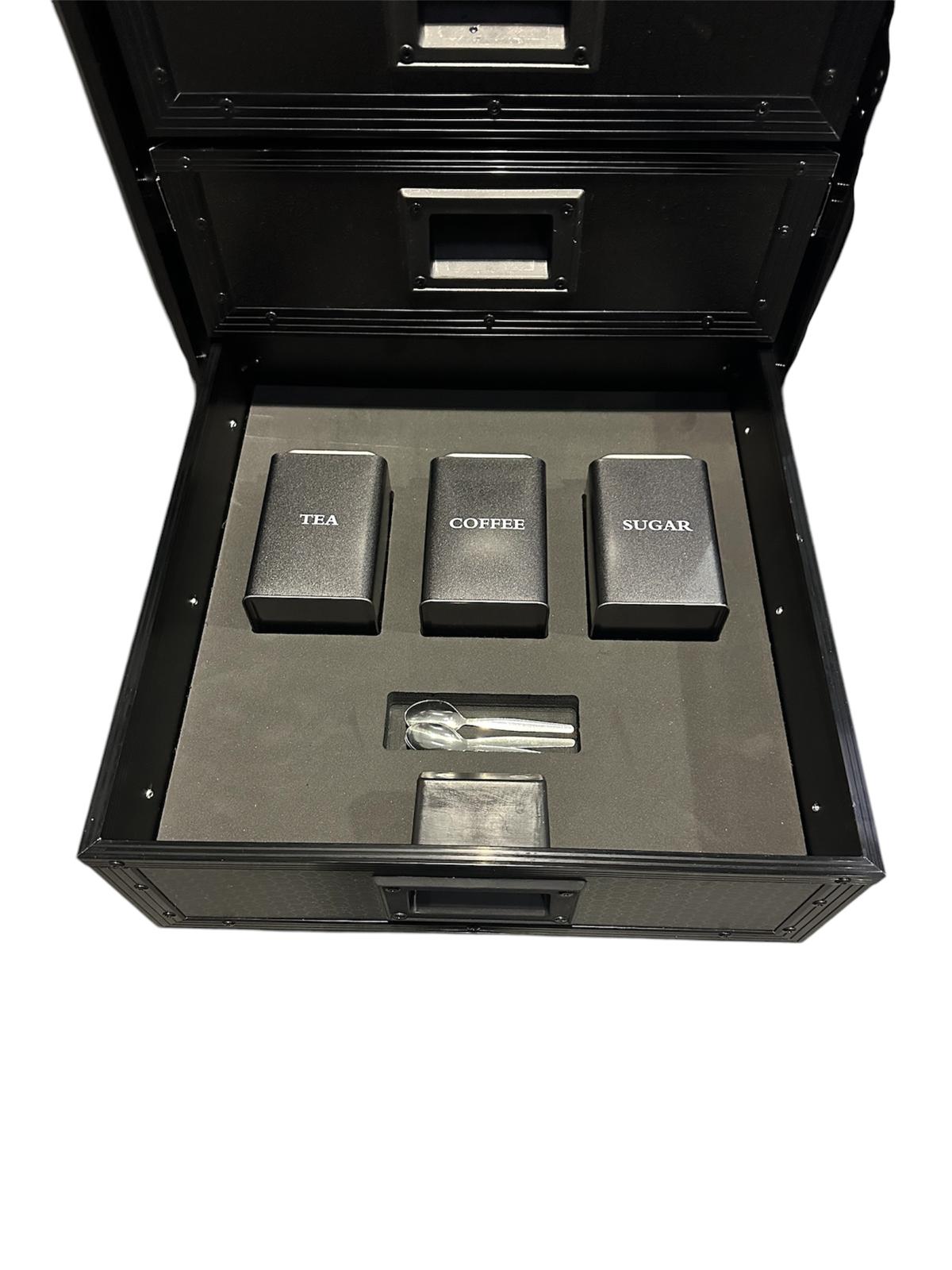 Hospitality Flight Case With Glass Front Fridge, Cups & Coffee Machine VME-HC1B view 5