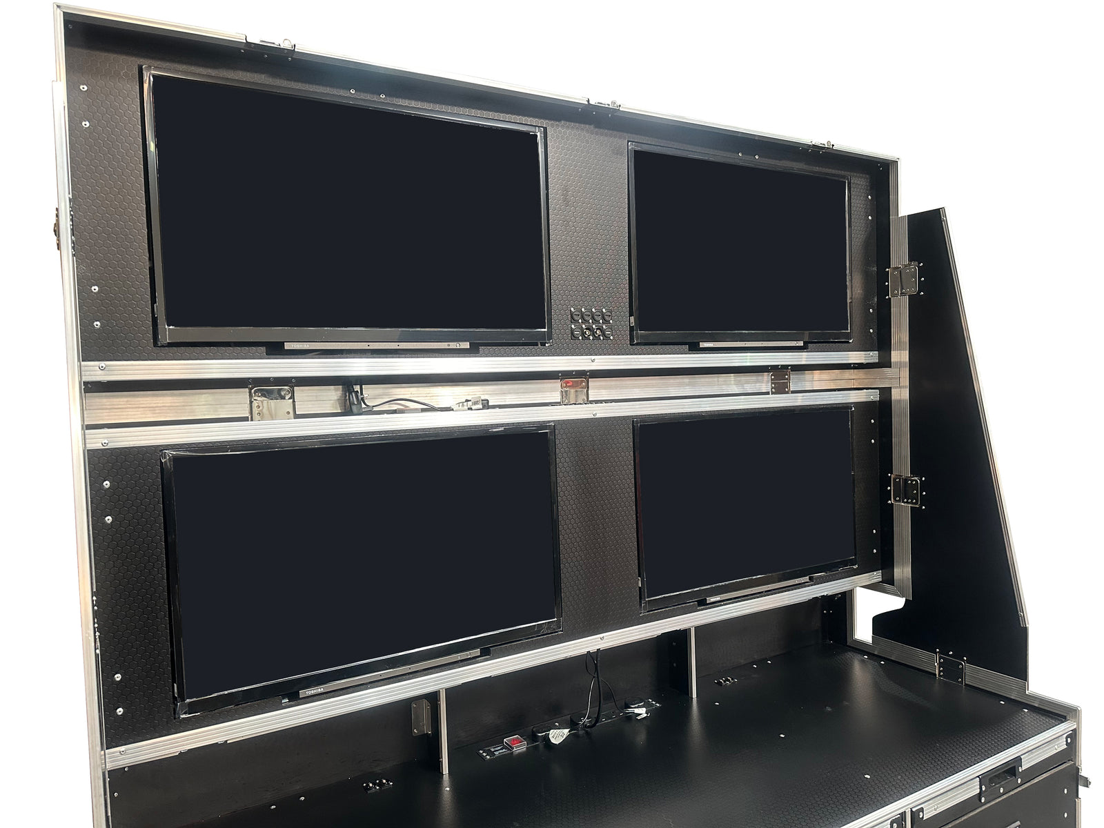 4 x 32" Data Station Flight Case - VME-Data22 view 6