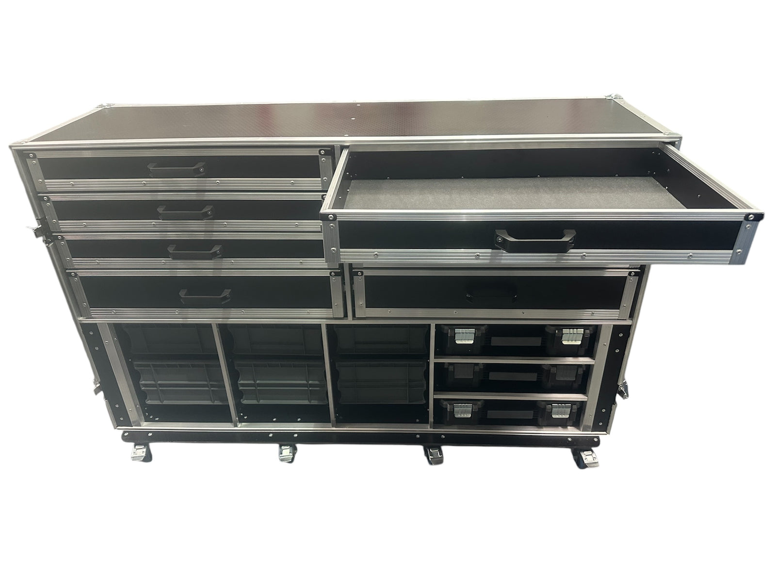 Toolbox Flight Case With 8 Draws, Euro & Stanley Boxes VME-TB12 view 2