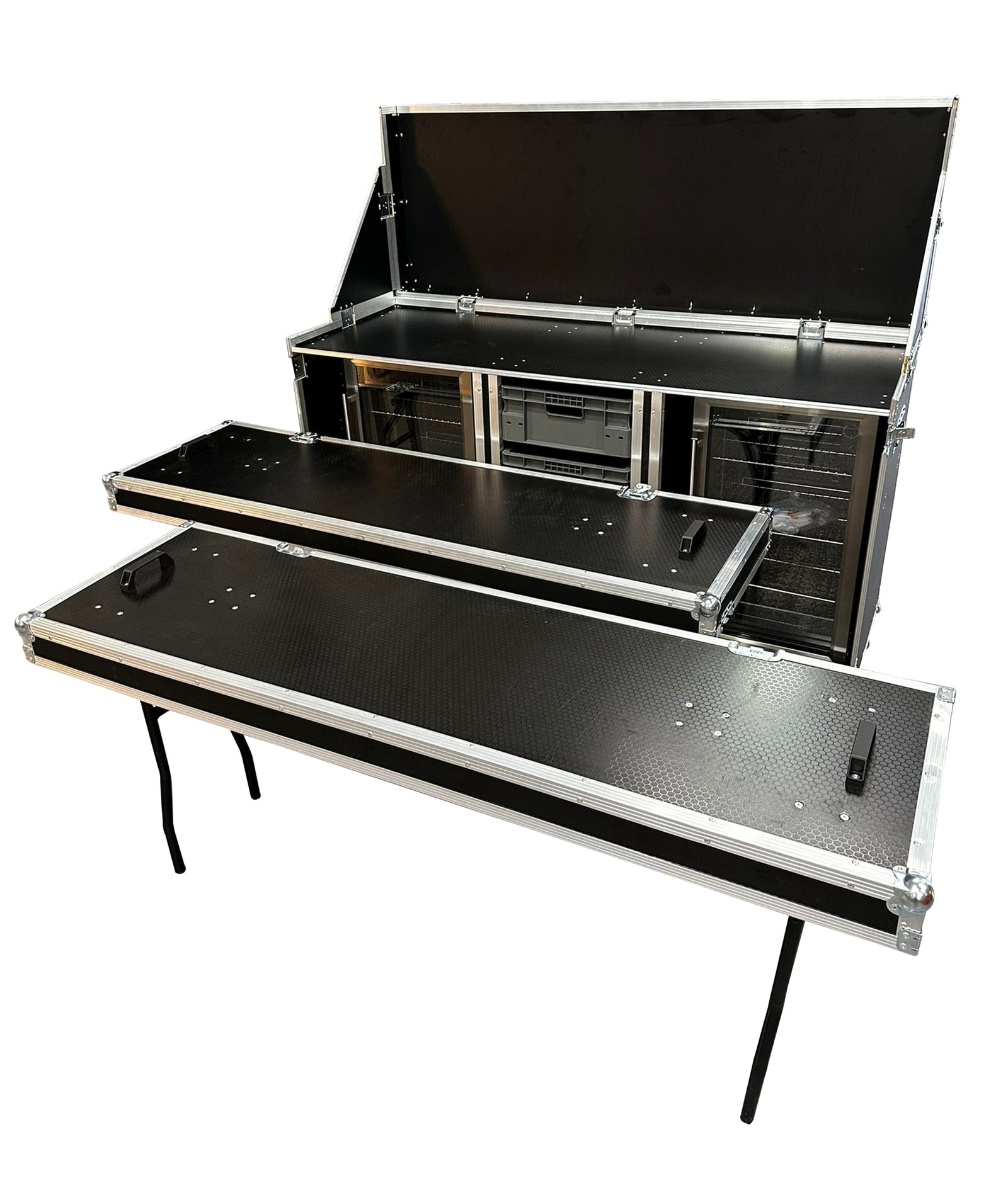 Hospitality Case With Two Fridges & Euro Containers - VME-HC18 view 2