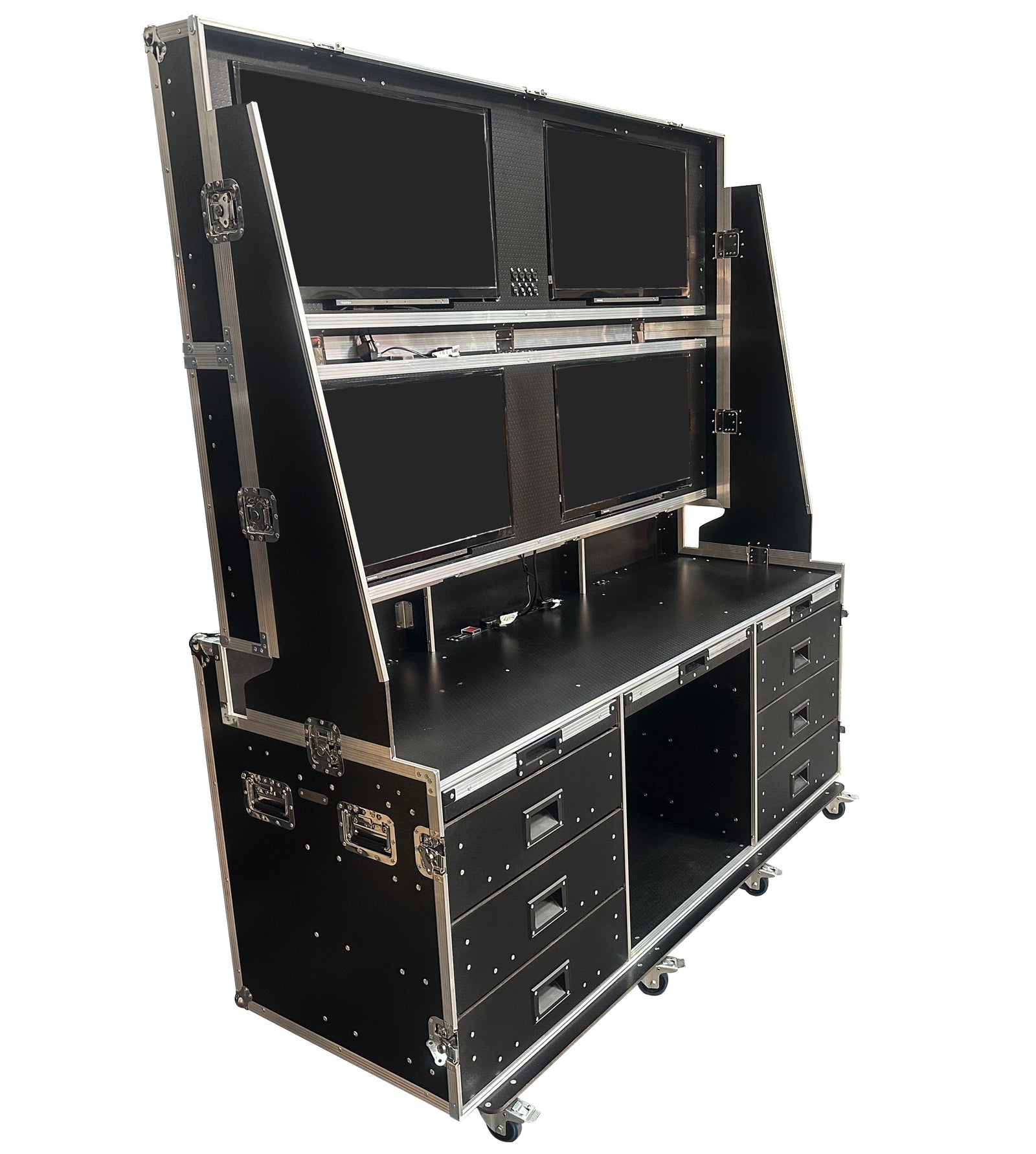 4 x 32" Data Station Flight Case - VME-Data22 view 4