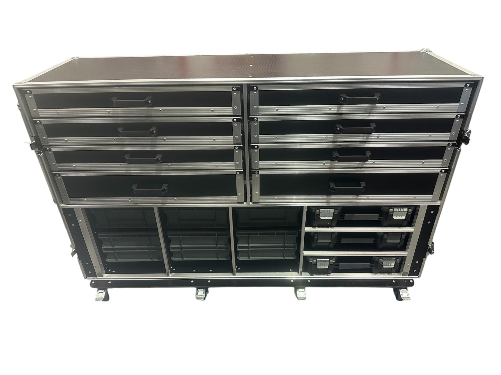 Toolbox Flight Case With 8 Draws, Euro & Stanley Boxes VME-TB12