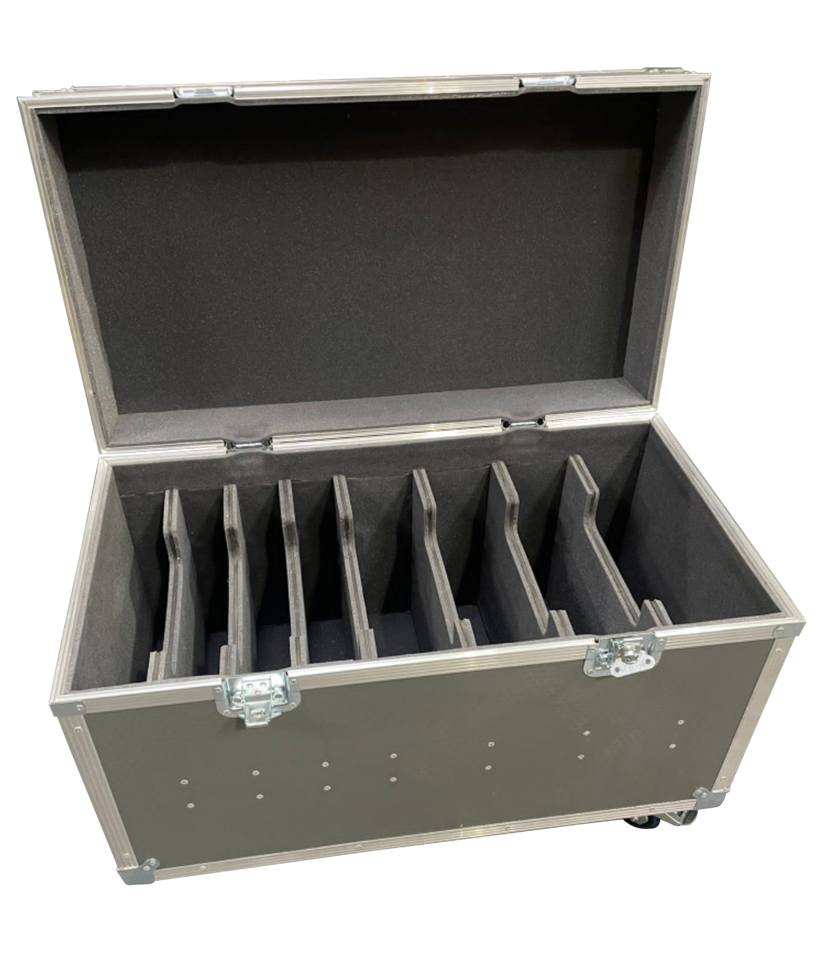 Intercomp 15x15" Corner Weight Scale & Pad Leveller Flight Case Grey VME-SU6 view 2
