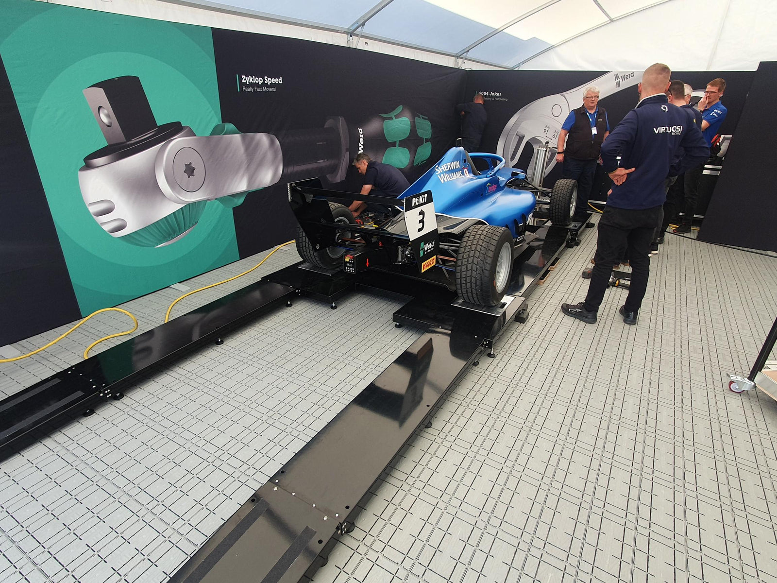 Aluminium Formula Car Set Up Floor