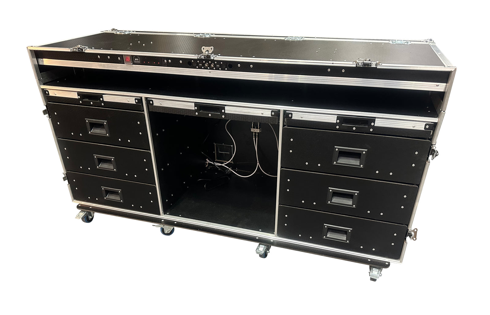 4 x 32" Data Station Flight Case - VME-Data22 view 8
