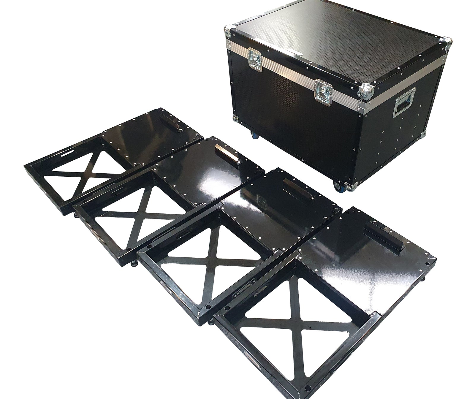 Set of 4 pad levellers with roll off for Intercomp corner weight scales view 8