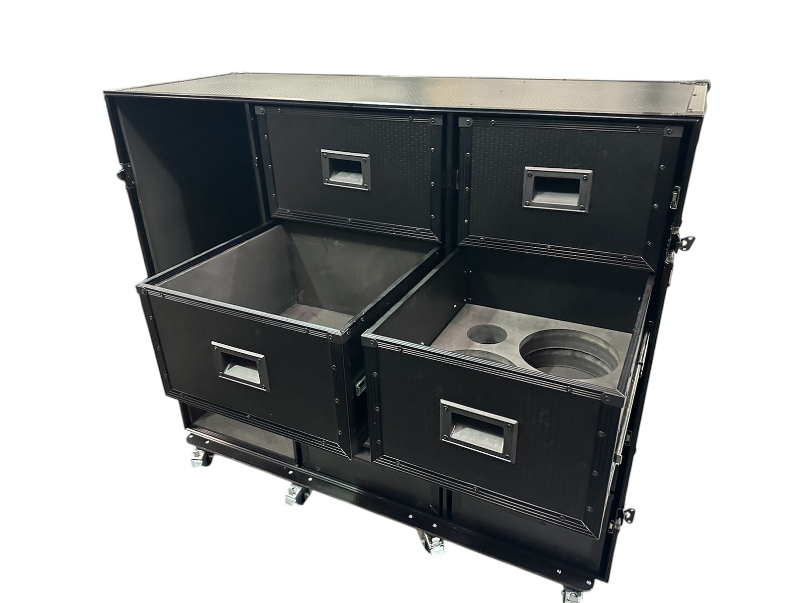 Air Jack Skate, Stand & Air Bottle Trolley Flight Case VME-AJF1B view 2