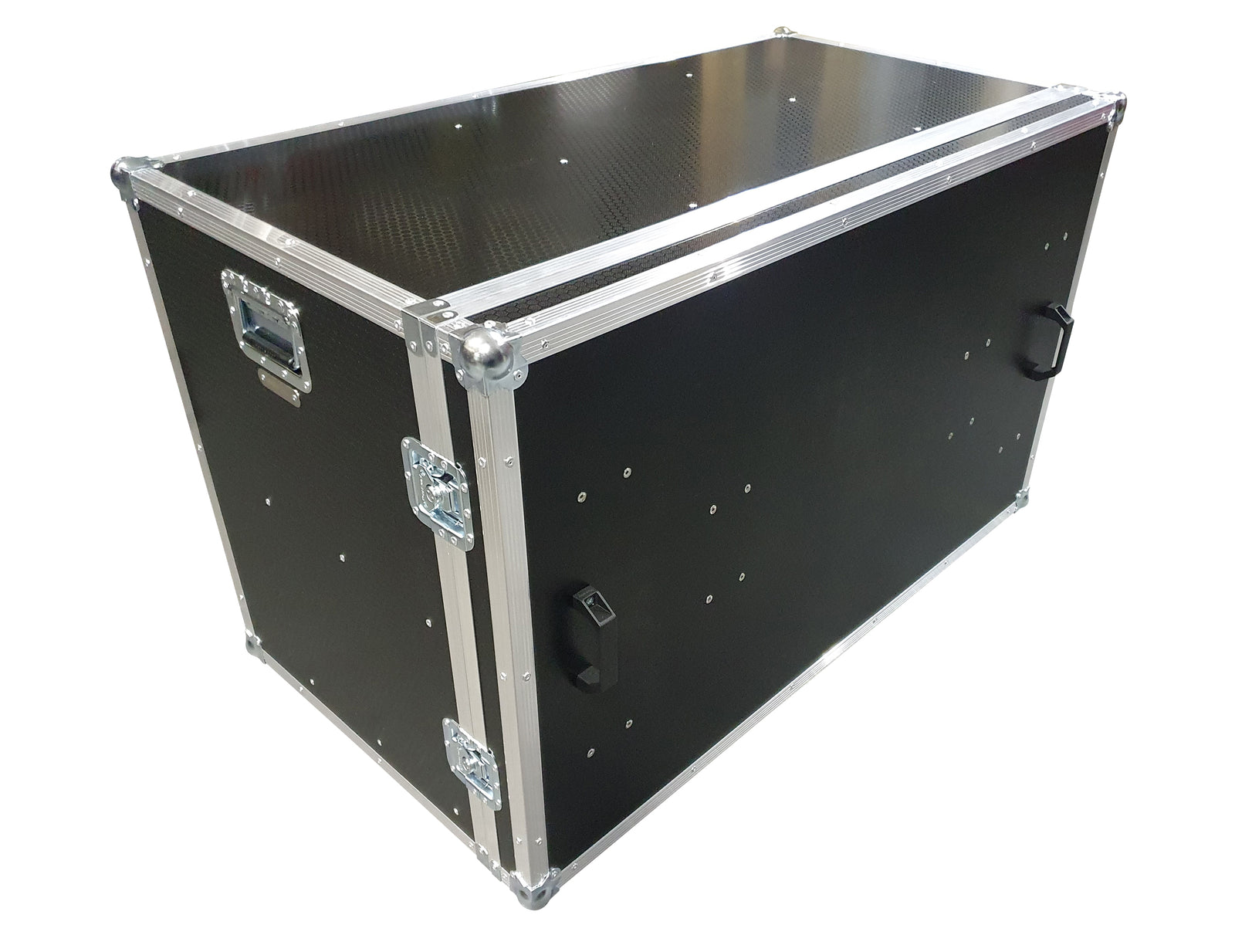 Flight Case Roll Cabinet With 6 X 320H Euro Containers & Table VME-EC22 view 2
