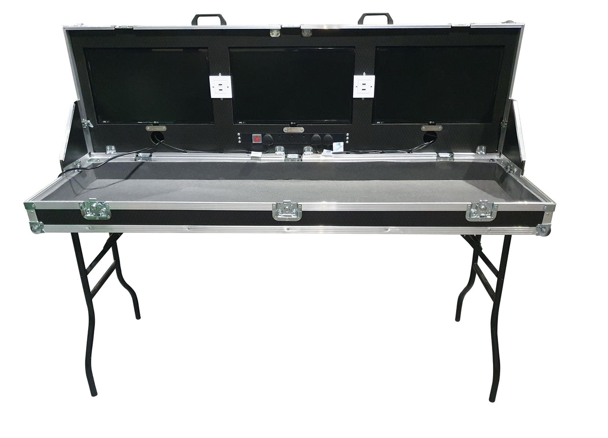 3 x 22" Smart TV Suit Case Data Case - VME-Data14 view 2