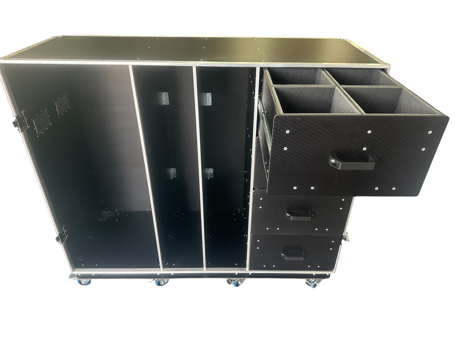 Air Jack Stand, Skate & Krontec Bottle Trolley Storage Flight Case - VME-AJF7 view 3