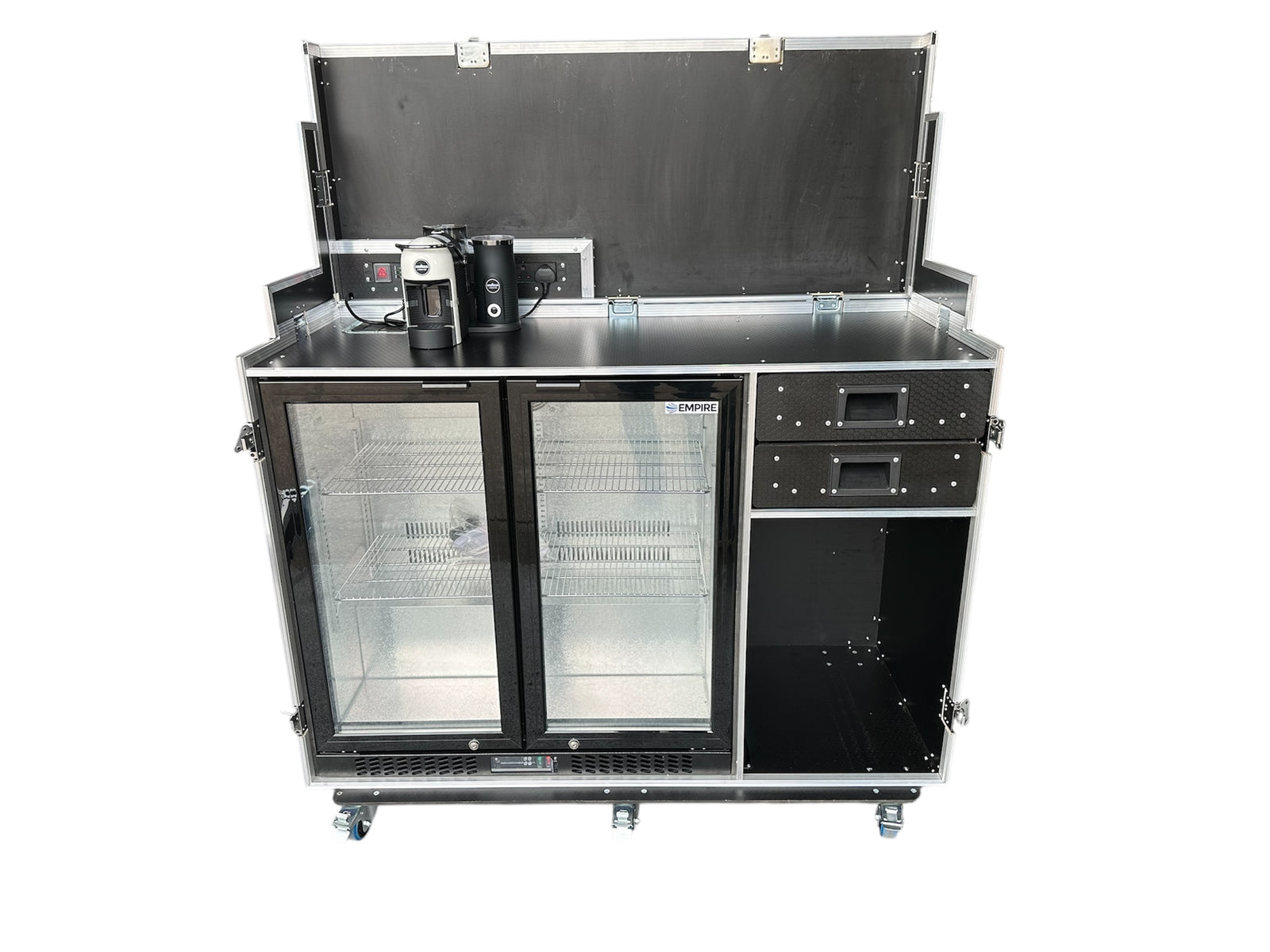 Hospitality Case With Large Fridge & Coffee Machine - VME-HC29 view 2
