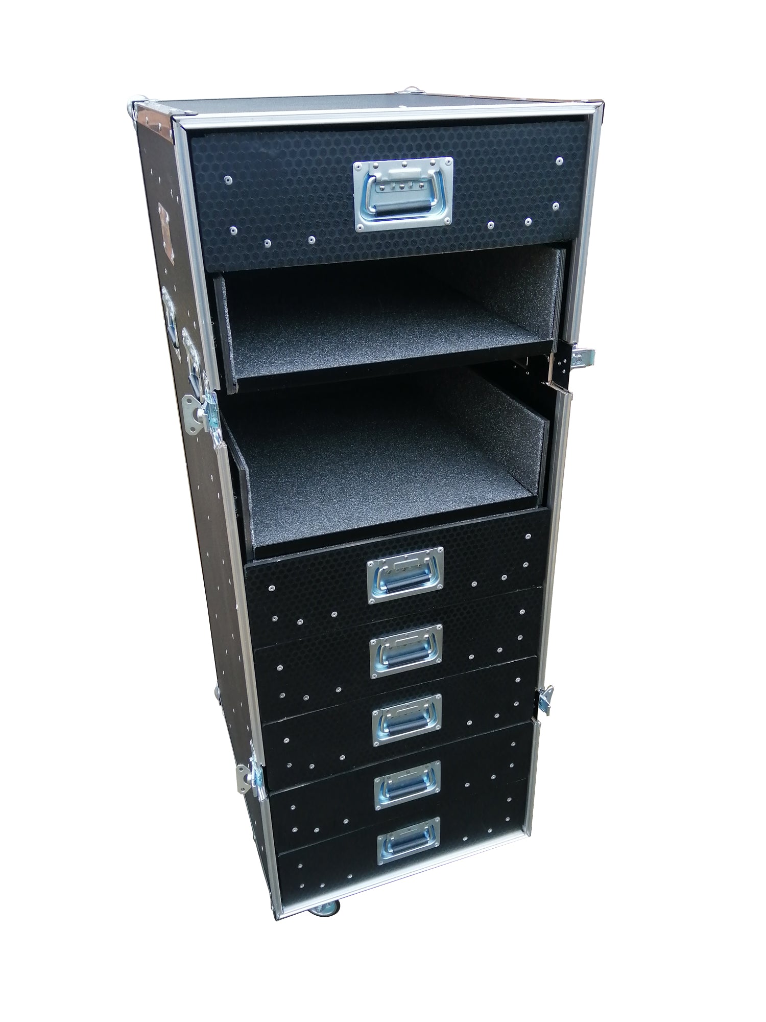 Computer Cabinet With Draw Runners & Multiblock - VME-Data8 view 2